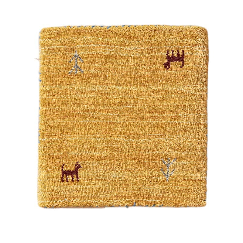 【1026998】イロハ チェアマット 40x40cm オレンジ