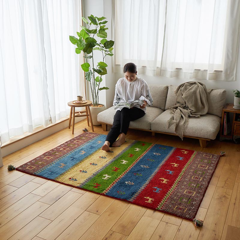 【1026979】プーネ 80x140cm レッド