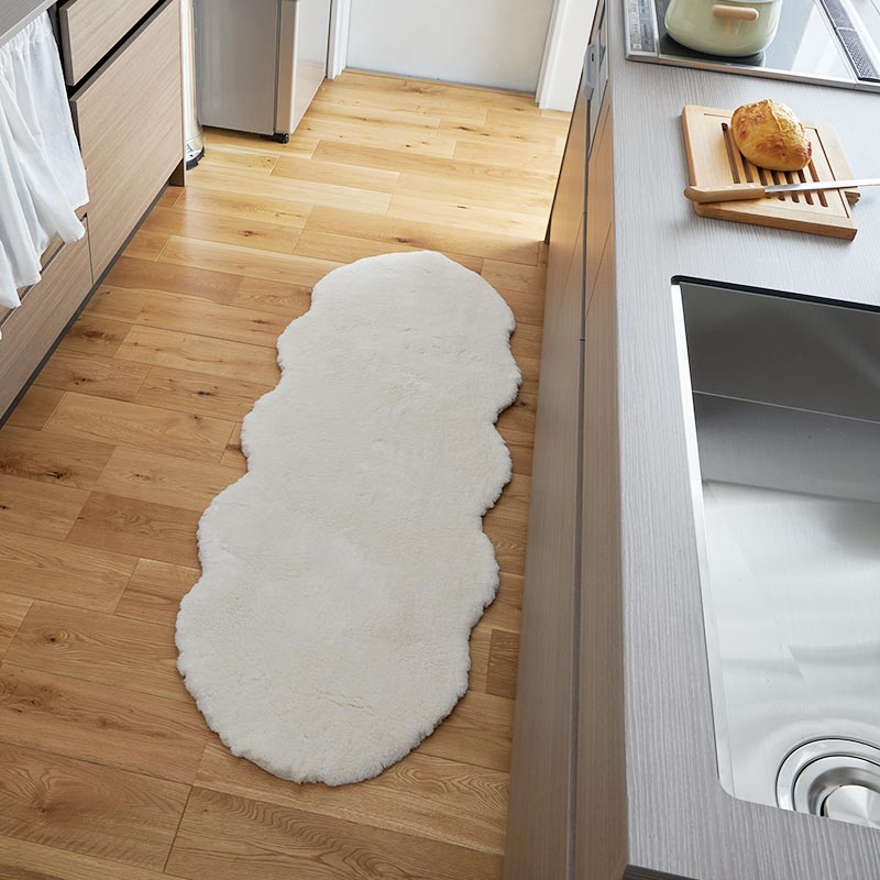 【1030780】モコア 60x170cm アイボリー