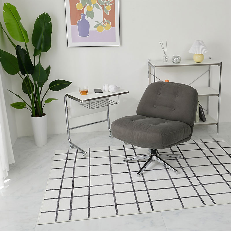 【1031260】MONOA+ 1人掛けソファー  レジャリー 64x81x73cm ダークグレー