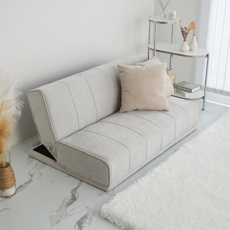 【1031360】MONOA+ 1人掛けソファー  シリーン 60x76x73cm グレー