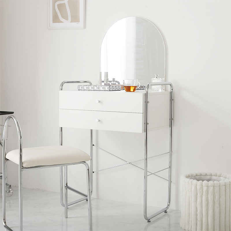 【1031308】MONOA+  ドレッサー    スタニング  64x42x129cm ホワイト